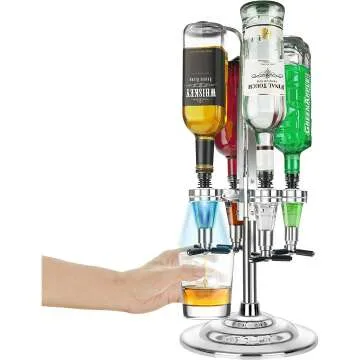 LED Rotating Liquor Dispenser - Final Touch