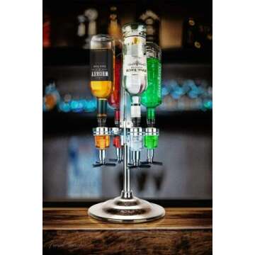 LED Rotating Liquor Dispenser - Final Touch