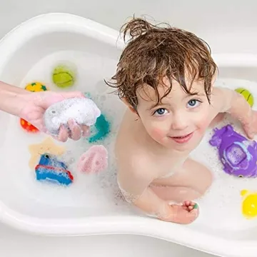Gentle konjac baby sponges for delightful bath times