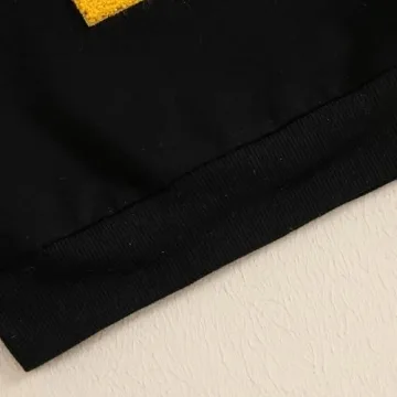 Baby Girl Halloween Pumpkin Flower Print Outfit Cozy Cute