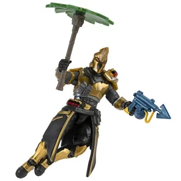 FORTNITE Ultima Knight Hot Drop Figure - 4 Inch Action Figure with 25+ Points of Articulation - Includes Vanquisher Harvesting Tool, Palm Leaf Umbrella Glider, Dragoncrest Back Bling, 5 Weapons