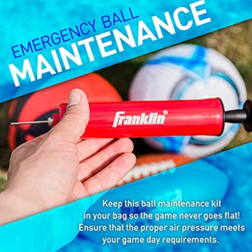 Franklin Sports Ball Pump Kit for All Sports - Compact and Portable