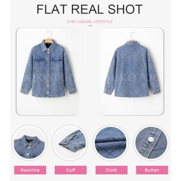 Stylish Dokotoo Women's Denim Jacket for Every Season