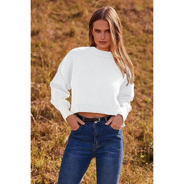 Shop PRETTYGARDEN Fall Cropped Sweater for Women