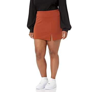 Wild Meadow Women's Side Slit-Hem Mini Skirt
