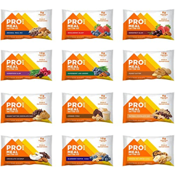 PROBAR Meal Bar - 12 Flavor Variety for Active Lifestyles