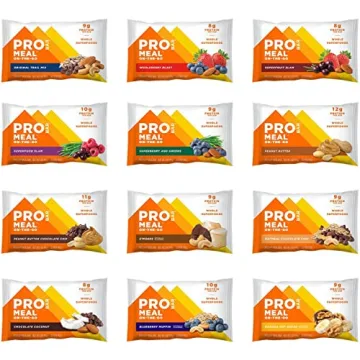 PROBAR Meal Bar - 12 Flavor Variety for Active Lifestyles