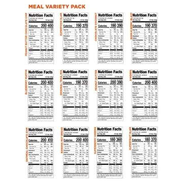 PROBAR Meal Bar - 12 Flavor Variety for Active Lifestyles
