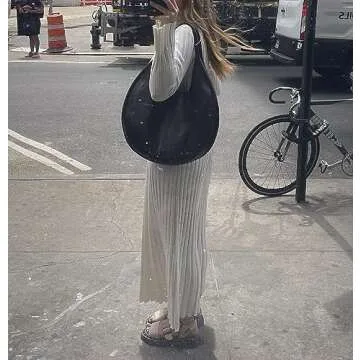 Women Ribbed Knit Long Sleeve Maxi Dress Slim Fit Solid Color Bodycon Pencil Long Dress Casual Fall Winter Clothes (A- White, S)