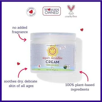 California Baby Super Sensitive Cream - Plant-based Moisturizer