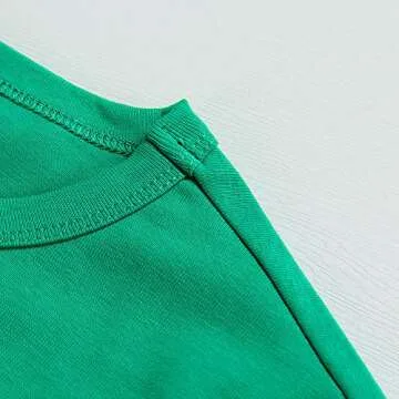 Stylish Artfish Women's Basic Teen Crop Top - Kelly Green