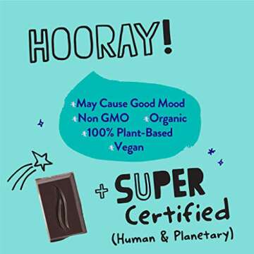 Pascha Organic Dark Chocolate Bars, 85% Cacao, UTZ, Gluten Free & Non GMO, 2.82 oz (Pack of 10)