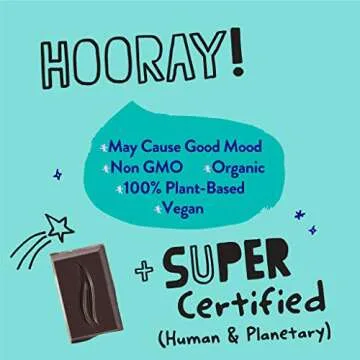 Pascha Organic Dark Chocolate Bars, 85% Cacao, UTZ, Gluten Free & Non GMO, 2.82 oz (Pack of 10)