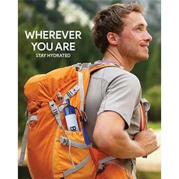 Survival Straw Water Filter 2-Pack - Straw With Filter for Healthy Drinking - Survival Water Filter Blocks 99.99% Microplastics, Water Filter Straw for Hiking & Camping, Survival Straw Water Purifier.