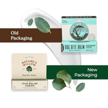 Nature’s Willow Bug Bite Balm, Natural Insect Bite Pain & Itch Relief, 0.5 oz.