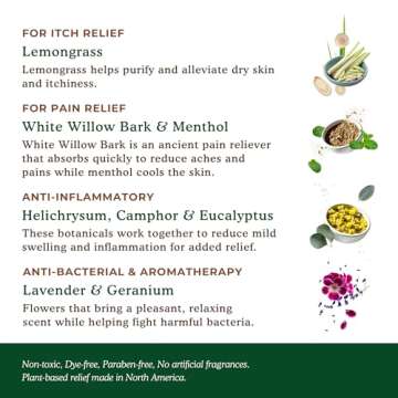 Nature’s Willow Bug Bite Balm, Natural Insect Bite Pain & Itch Relief, 0.5 oz.