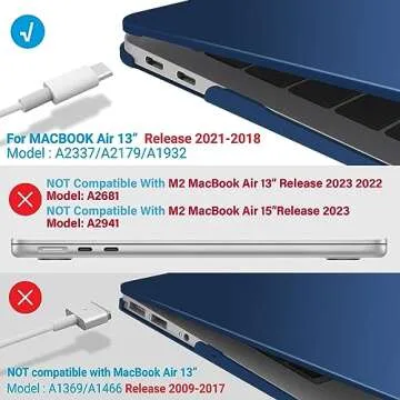Durable IBENZER MacBook Air Hard Shell Case for 2022