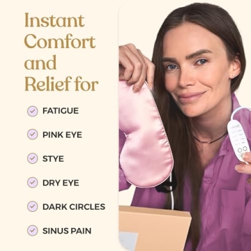 Heated Eye Mask for Dry Eye Comfort and Relief