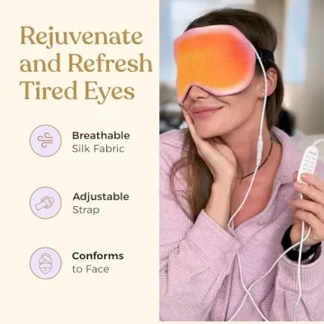 Heated Eye Mask for Dry Eye Comfort and Relief