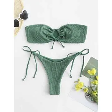 Buy ZAFUL O Ring Bandeau Bikini for Women - Sexy & Stylish