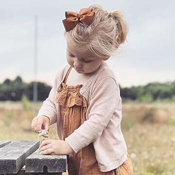 80 PCS Grosgrain Ribbon Hair Bows for Kids