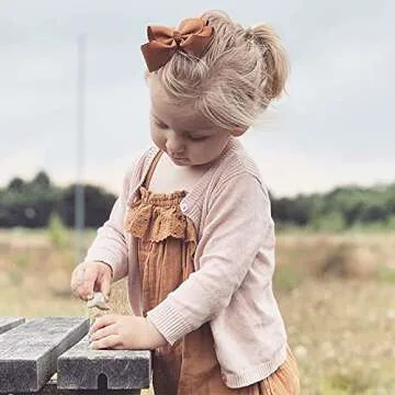 80 PCS Grosgrain Ribbon Hair Bows for Kids