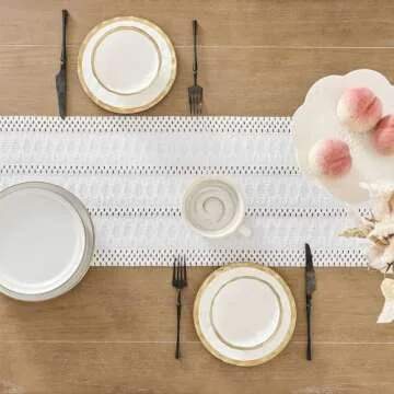 ZeeMart Boho Table Runner - Elegant Home Decor for All