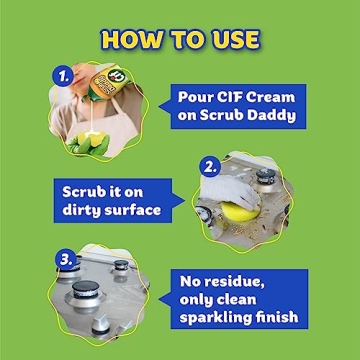 Scrub Daddy Cif Cream: Multi-Surface Cleaner with Lemon Scent
