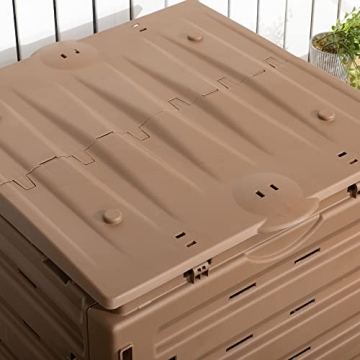 Outsunny 120 Gallon Compost Bin - Efficient & Durable Gardening Solution