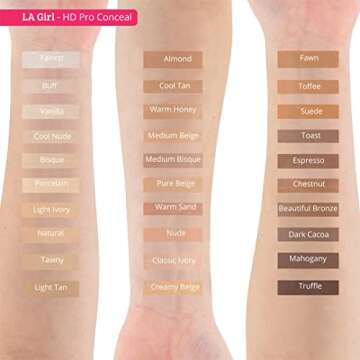 L.A. Girl HD Pro.Conceal, Cool Tan GC980