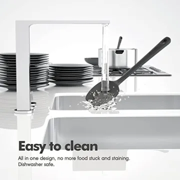 ChefAide 4 Piece Silicone Spatula Set for Cooking