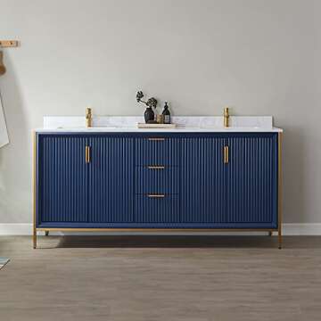 Elegant Granada 72" Vanity with Soft-Close System