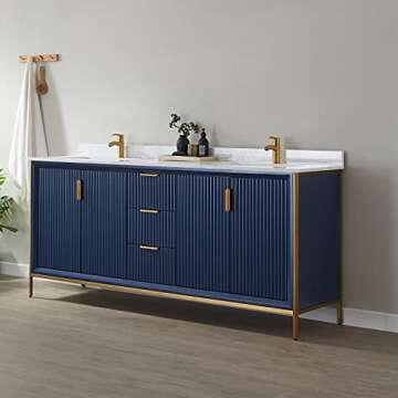 Elegant Granada 72" Vanity with Soft-Close System