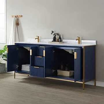 Elegant Granada 72" Vanity with Soft-Close System