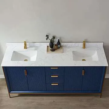 Elegant Granada 72" Vanity with Soft-Close System