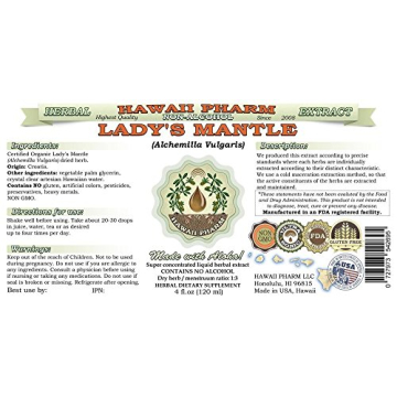Lady's Mantle Alcohol-Free Extract for Natural Relief