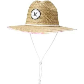 Hurley Women's Straw Hat Stylish Sun Protection
