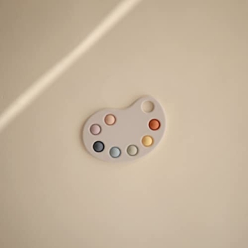 Mushie Sensory Paint Palette Toy for Kids 10 Months Plus