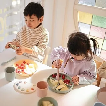 Mushie Sensory Paint Palette Toy for Kids 10 Months Plus