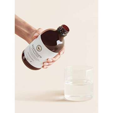 THE BEAUTY CHEF Adaptogen Inner Beauty Boost – Stress Relief & Energy Support with Bio-Fermented Adaptogens & Probiotics – 500ml