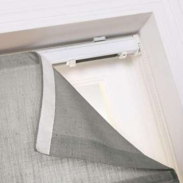 Frelement Roman Shades Room Darkening Roman Blinds Lighter Filtering Indoor Roman Shades for Window, Bedroom, Rock Grey, 1 Piece