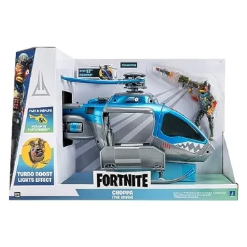 Fortnite The Choppa Vehicle with Spinning Rotors and Lights