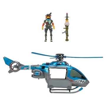 Fortnite The Choppa Vehicle with Spinning Rotors and Lights