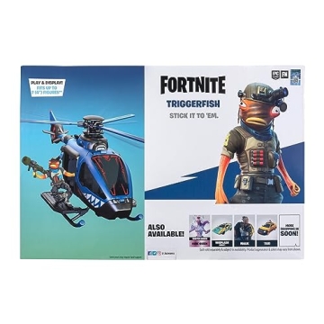 Fortnite The Choppa Vehicle with Spinning Rotors and Lights