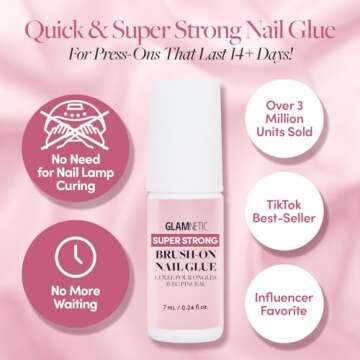 Glamnetic Press-On Nails - Stunning Pastel French Tips