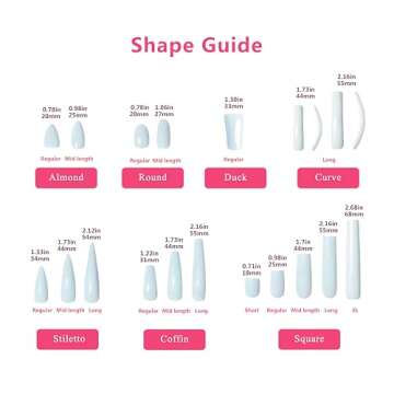 LOVFUL Press on Nails Final Destination | Handmade with Full Covered Crystals | Reusable Fake Nails | Square Long 2.2 in | H133-M