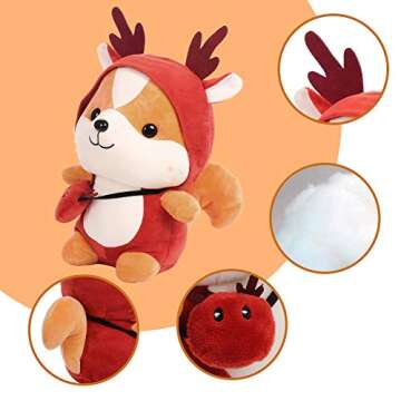 DENTRUN Squirrel Stuffed Animal Perfect Gift for All Ages