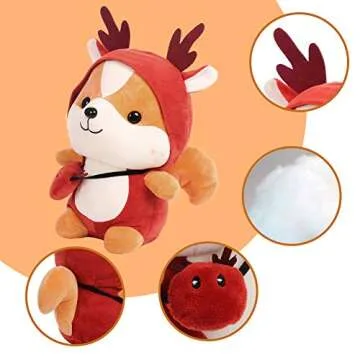 DENTRUN Squirrel Stuffed Animal Perfect Gift for All Ages