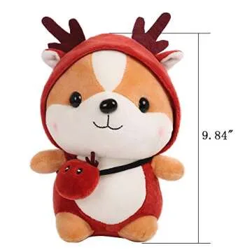 DENTRUN Squirrel Stuffed Animal Perfect Gift for All Ages