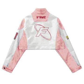 Aelfric Eden PU Cropped Moto Jacket for Women - Stylish Casual Biker Wear